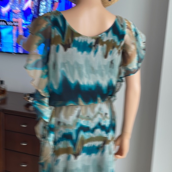 LINQ LOS ANGELES SILK WASHABLE DRESS - Picture 4 of 7